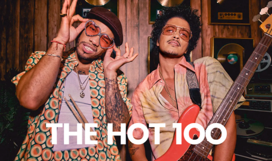 Em novas projeções, Bruno Mars e Anderson Paak. deverão assumir o topo da Hot 100; veja números