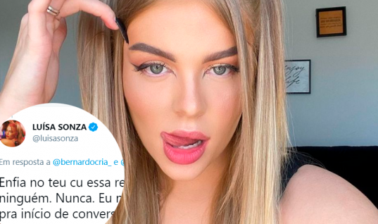 Luísa Sonza se irrita com seguidores no twitter: “vocês não sabem de p*rra nenhuma do que realmente aconteceu”