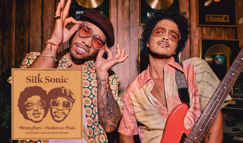 Bruno Mars e Anderson .Paak divulgam o novo single do Silk Sonic; ouça &#8220;Skate&#8221;