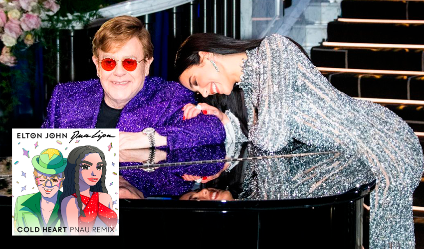 Elton John se une à Dua Lipa em seu novo single, &#8220;Cold Heart&#8221;; ouça