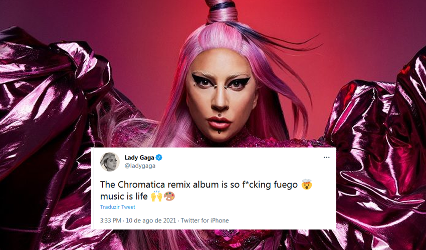 OFICIAL! Lady Gaga fala sobre o &#8220;Chromatica Remix&#8221;: &#8220;é quente para c*ralho&#8221;