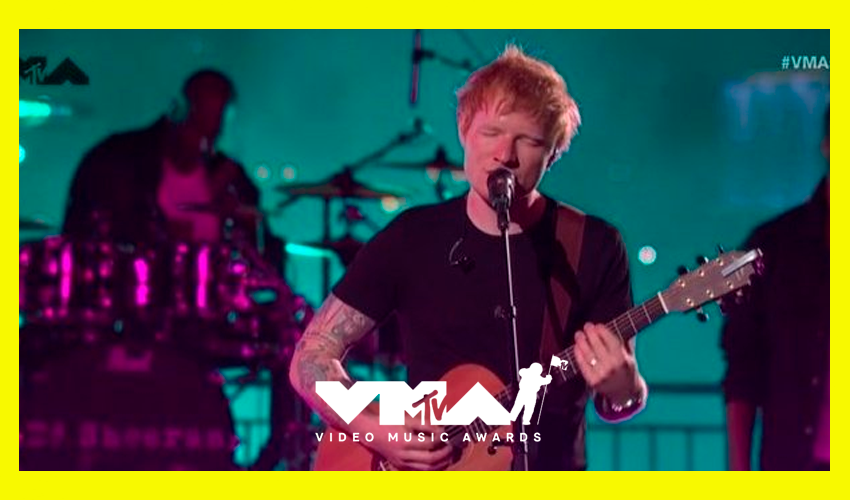 Ed Sheeran apresenta &#8220;Shivers&#8221;, seu mais novo single, no palco do VMA 2021; assista