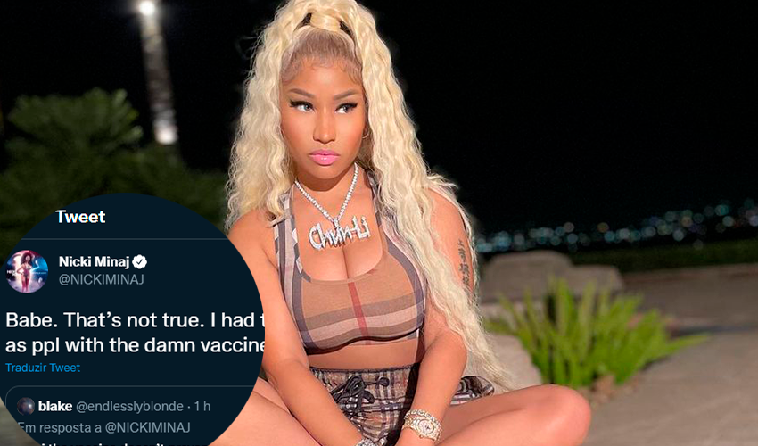 Nicki Minaj revela que ainda não se vacinou contra COVID-19 e internautas criticam postura da artista