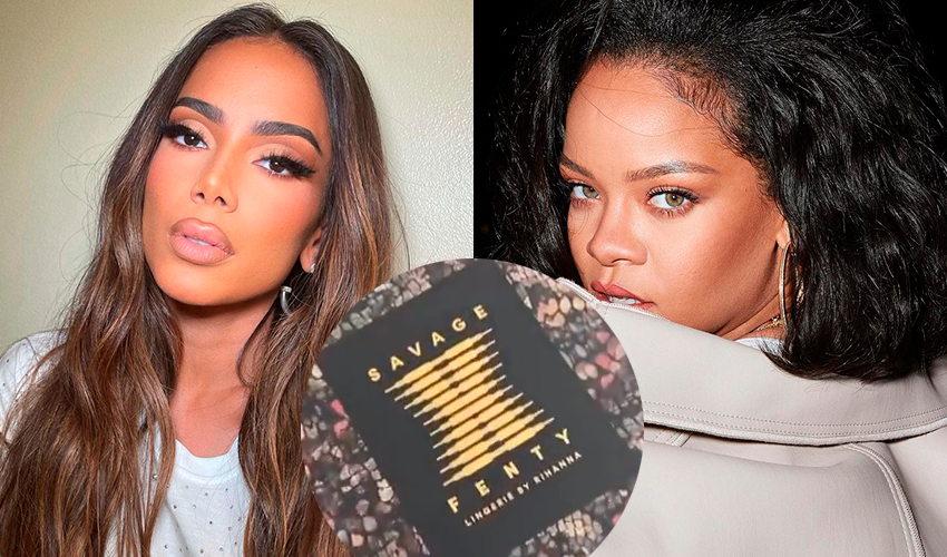 Anitta recebe kit exclusivo da SAVAGE X FENTY, coleção de Rihanna; veja vídeo