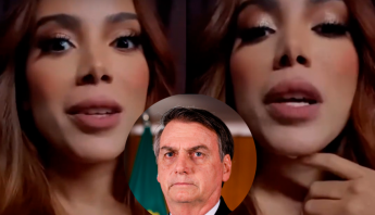 A MAIOR VOLTOU! Anitta detona Bolsonaro: "Devia estar cuidando do país, não é mesmo? Por isso que o Brasil vai ladeira abaixo"