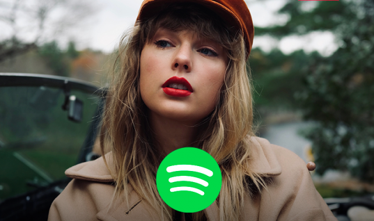 HISTÓRICO! Taylor Swift quebra próprio recorde no Spotify com a estreia do “Red (Taylor’s Version)”