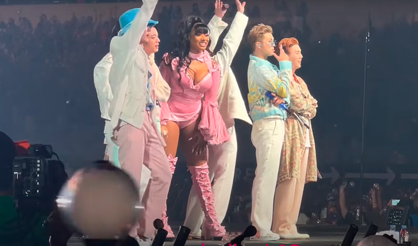 Megan Thee Stallion arrasa ao lado dos meninos do BTS em primeira performance ao vivo de &#8220;Butter (Remix)&#8221;; assista