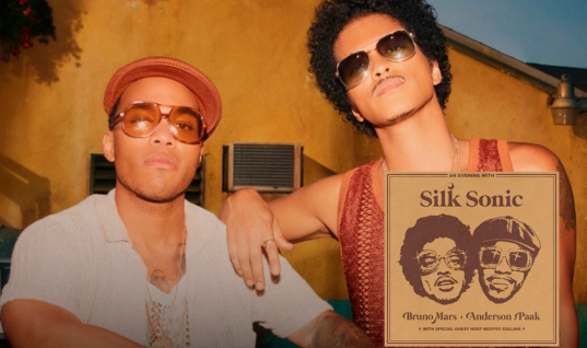 Bruno Mars e Anderson .Paak lançam seu primeiro álbum conjunto como o duo Silk Sonic; ouça “An Evening with Silk Sonic”
