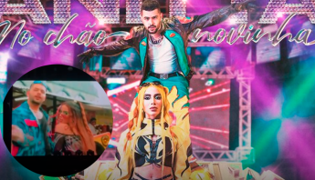 Com exclusividade, Anitta e Pedro Sampaio revelam trecho de "No Chão Novinha" em festa de GKay; ouça