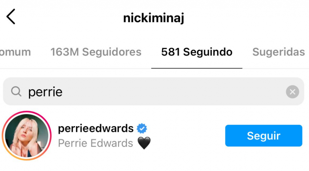 Vish&#8230; Após Leigh-Anne, Perrie Edwards também deixa de seguir Nicki Minaj no Instagram e fãs reagem