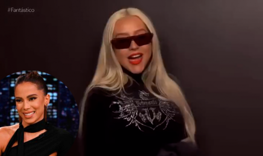 “Eu amo artistas que se impõem para se expressarem livremente”: Christina Aguilera elogia Anitta em entrevista no Fantástico