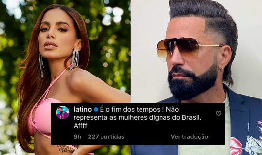 Em notícia sobre Anitta, Latino comenta e diz que cantora “não representa as mulheres brasileiras”; entenda