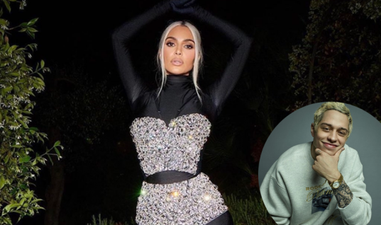 kim kardashian fala do dote de pete davidson