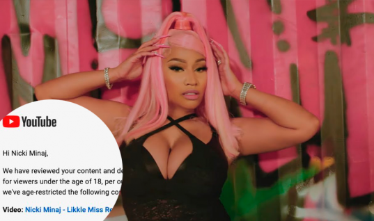 Nicki Minaj detona YouTube e expõe esquema de compra de anúncios após videoclipe de “Likkle Miss (Remix)” ser censurado