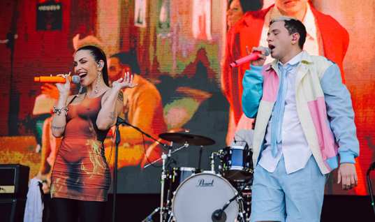 De surpresa, Cleo faz participação no palco Supernova do Rock in Rio; confira fotos