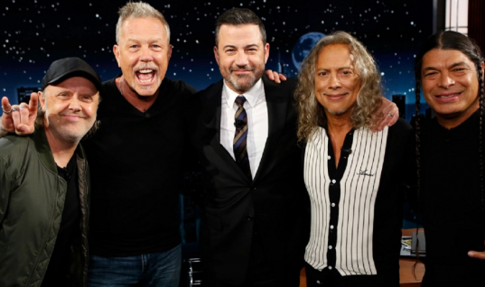‘72 Seasons’: Metallica divulga novo álbum com “residência” em programa de Jimmy Kimmel, confira 