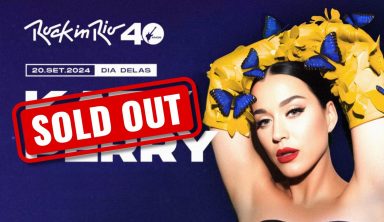 SOLD OUT! Dia de Katy Perry também está oficialmente esgotado no Rock In Rio 2024