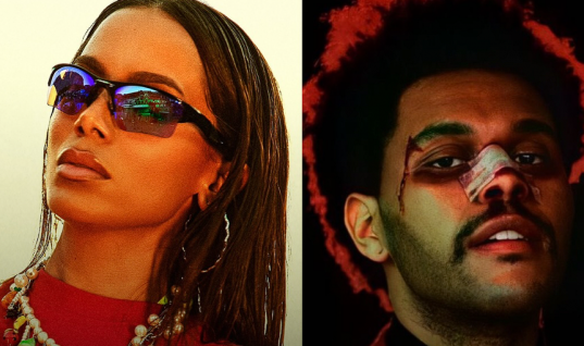 The Weeknd e Anitta registram nova música e fãs se animam com possível dueto